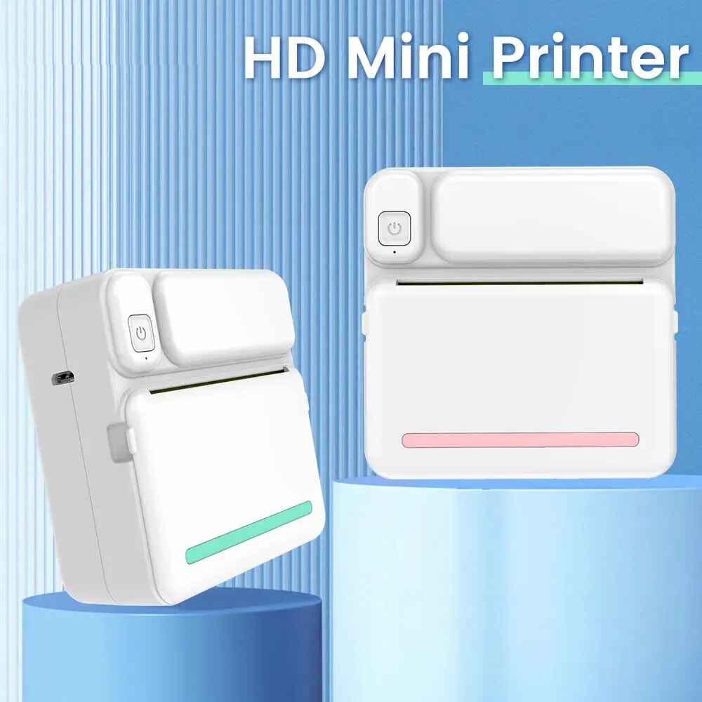 Mini Pocket Thermal Printer Paper Roll - C19 MINI Print Portable Thermal Printer