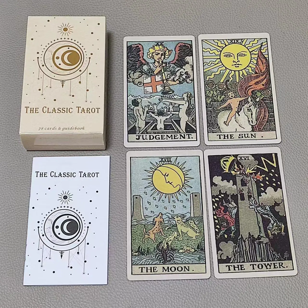 Tarot Deck With Guidebook - 10.3*6cm The Classic Tarot 78 Cards