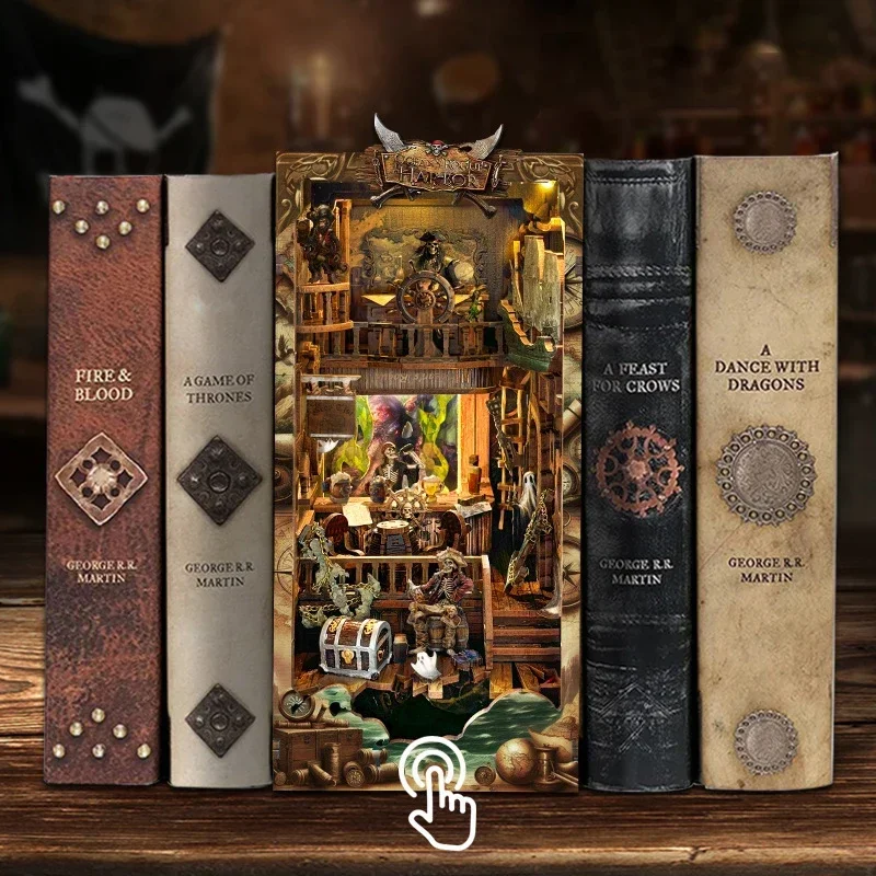 NEW DIY Wooden Book Nook Shelf - Diy Wooden Book Nook Kit Shelf Insert 评论和价格