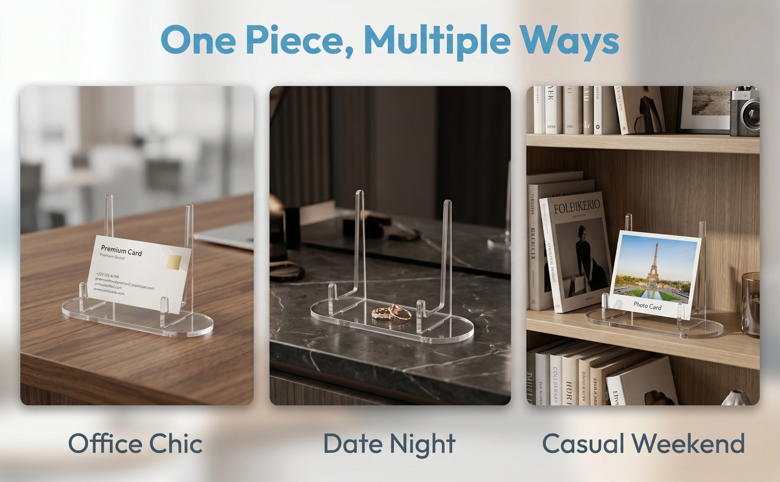 2Pcs Transparent Acrylic Displ - Clear Acrylic Book Stand Holder 评论和价格