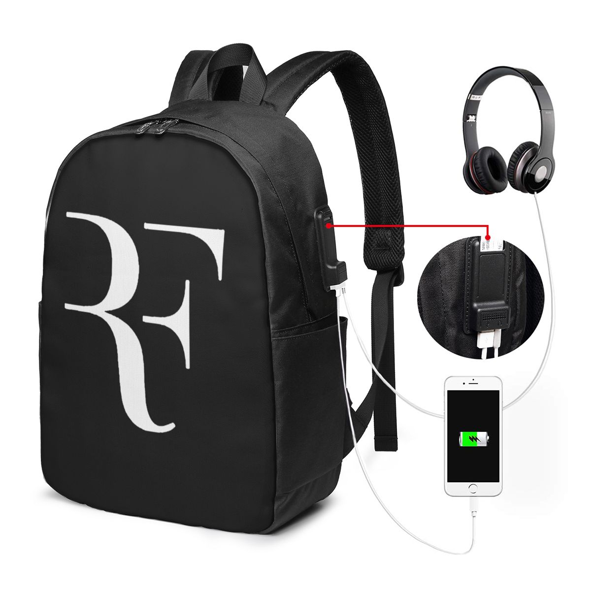 Roger Federer Backpack Travel  - Books 评论和价格