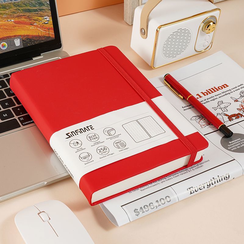 Cuaderno A5 Dotted Notebook Bu - Vintage Leather Journal Notebook 评论和价格