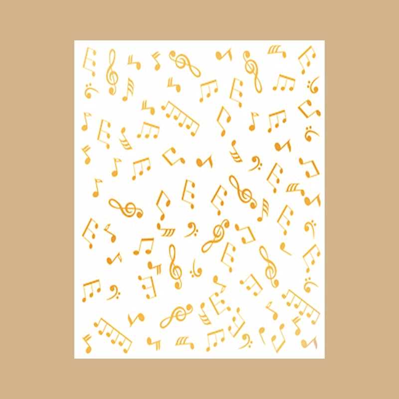 Hot Foil Plate Flowing Notes M - Blank Sheet Music Notebook 评论和价格