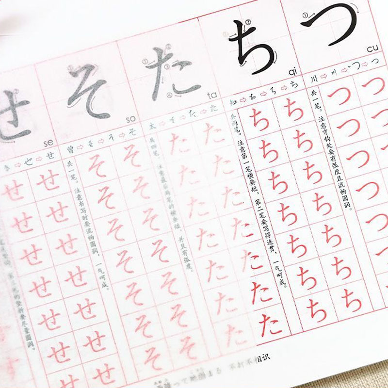 Zero Beginner Japanese Hiragan - Chinese Calligraphy Practice Book 评论和价格